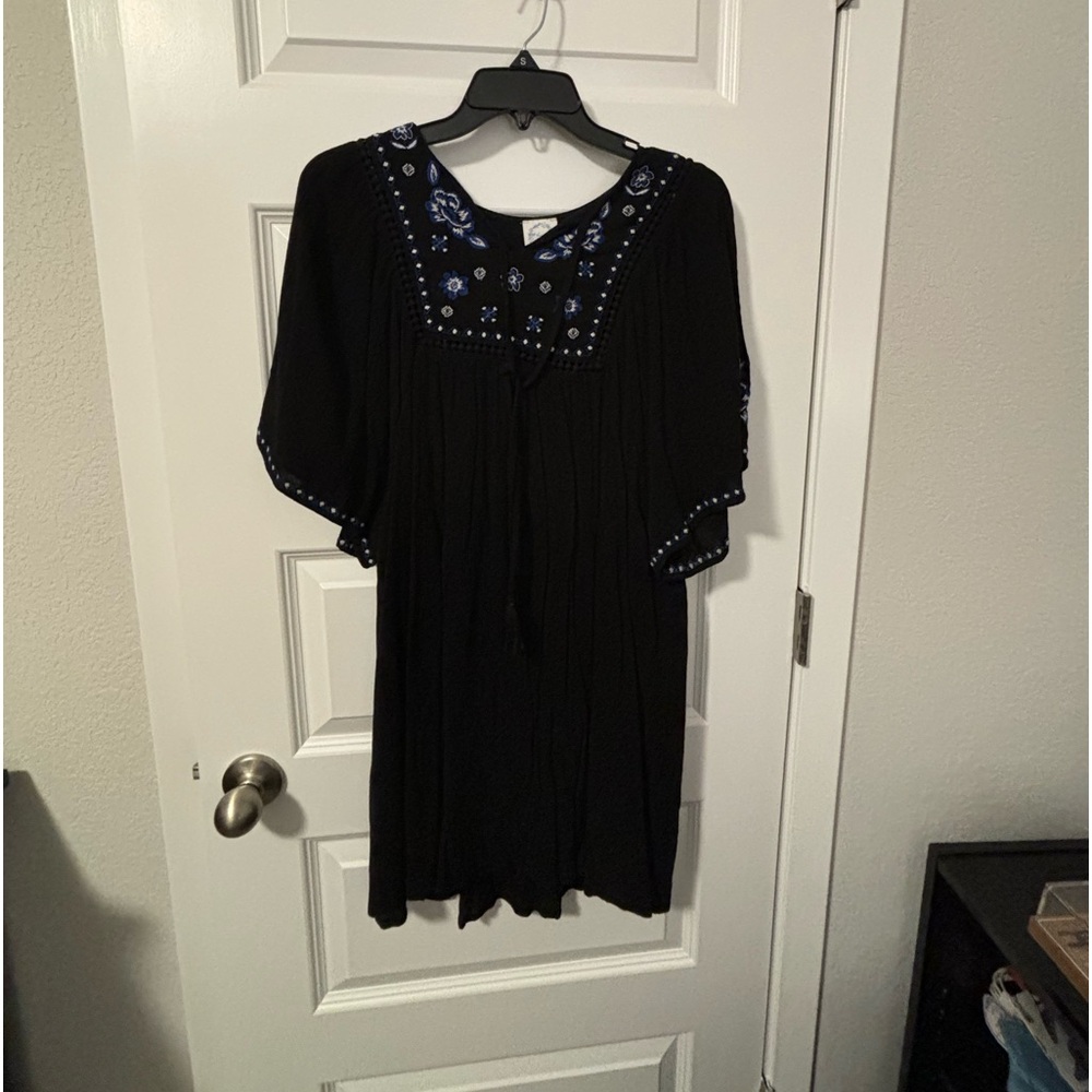 Black fiesta dress